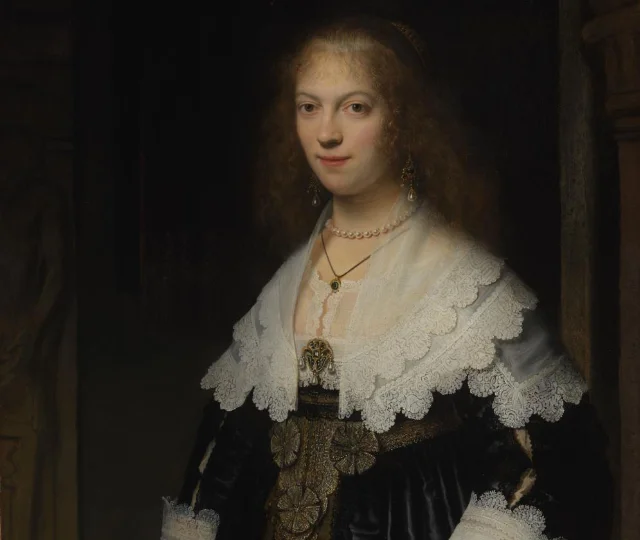 Portrait of a Woman, Probably Maria Trip (1619-1683)